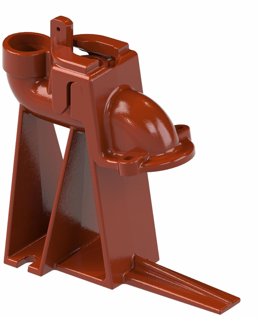 Guide Rail, 2" cast iron with split claw,fits LE40, LE50-Series