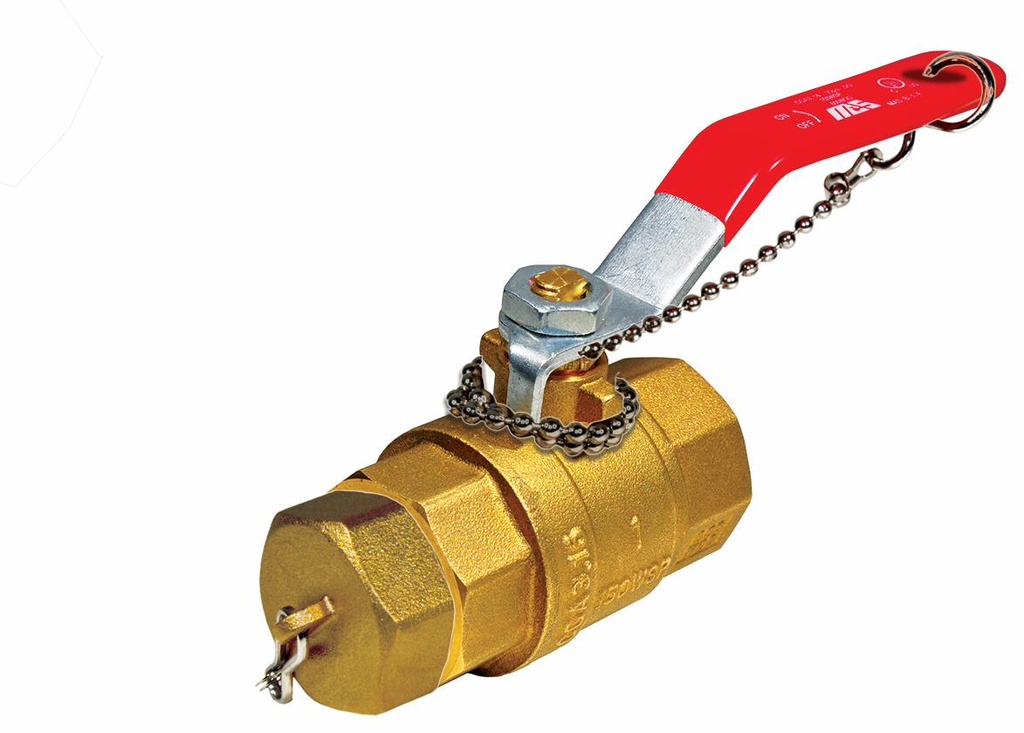 013-30426 MAS B-1F-LF-CC 3/4 600WOG LF-BRASS NPT CAP CHAIN BALL