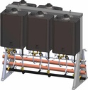 5 Unit Free Standing Rack with Sensei CX Tankless Water Heaters
