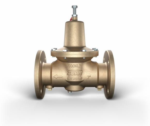 3" 500XL3 PRV 15-75 PSI Flanged Class 150 Tap for gauge Lead Free