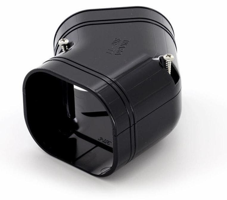 SD 3.75" 45 FLAT ELL BL 100