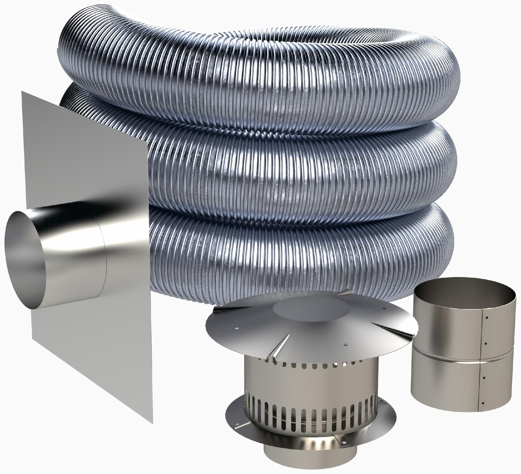 4 X 35 B-VENT GAS LINER KIT AF35-04