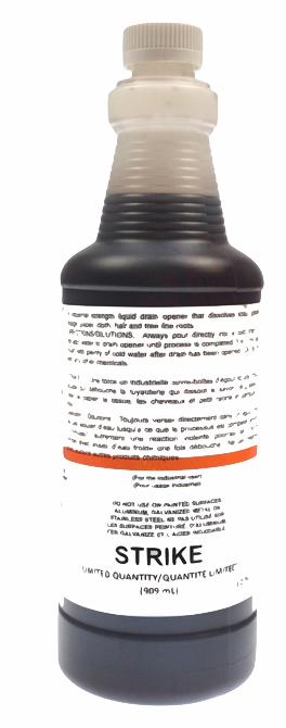 CHEMFAX STRIKE DRAIN CLEANER 909ML