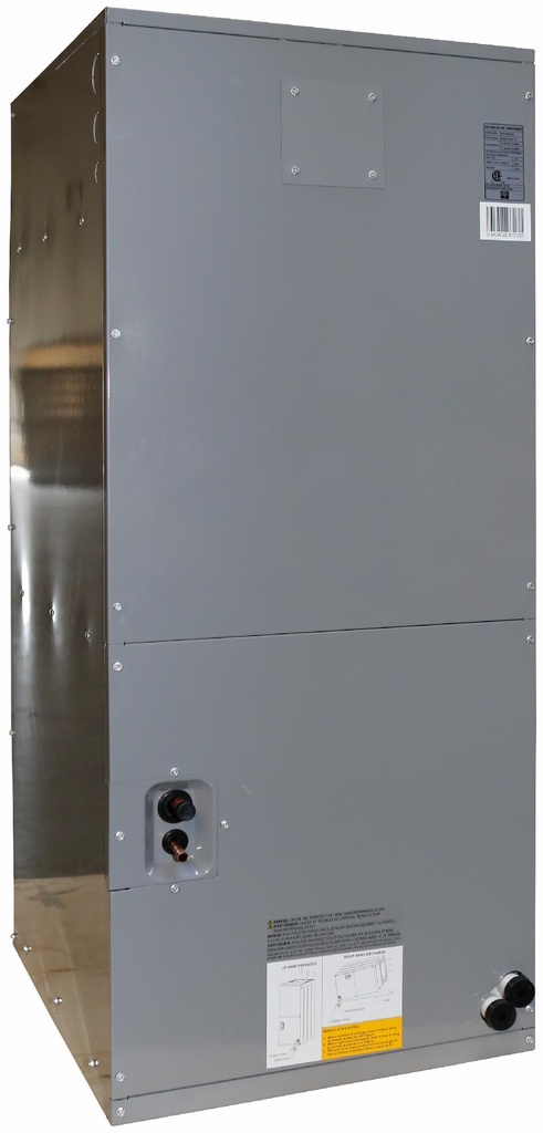 60,000BTU/h central indoor multi-position air handler unit c/w wired controller & remote - AIR HANDLER