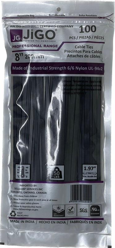 8.7 CABLE TIE 120LB 50/PK