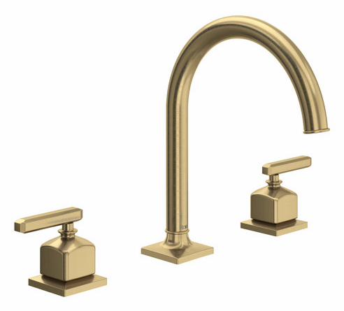 Apothecary Widespread Bathroom Faucet with C-Spout
