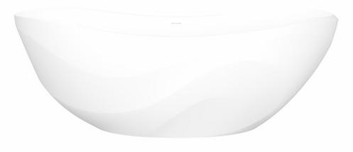 Seros 65 x 30" Free Standing Tub with Curved Rim