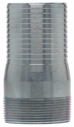 ZPMA-300 - '3" MPT x 3" INS. Zinc Plated Insert Adapter'