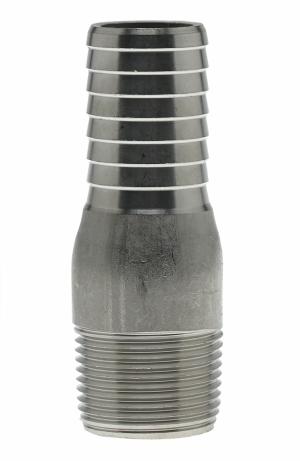 ZPMA-100 - '1" MPT x 1" INS. Zinc Plated Insert Adapter'