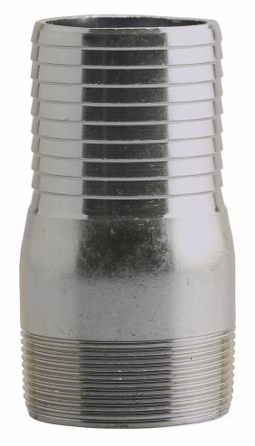 ZPMA-200 - '2" MPT x 2" INS. Zinc Plated Insert Adapter'