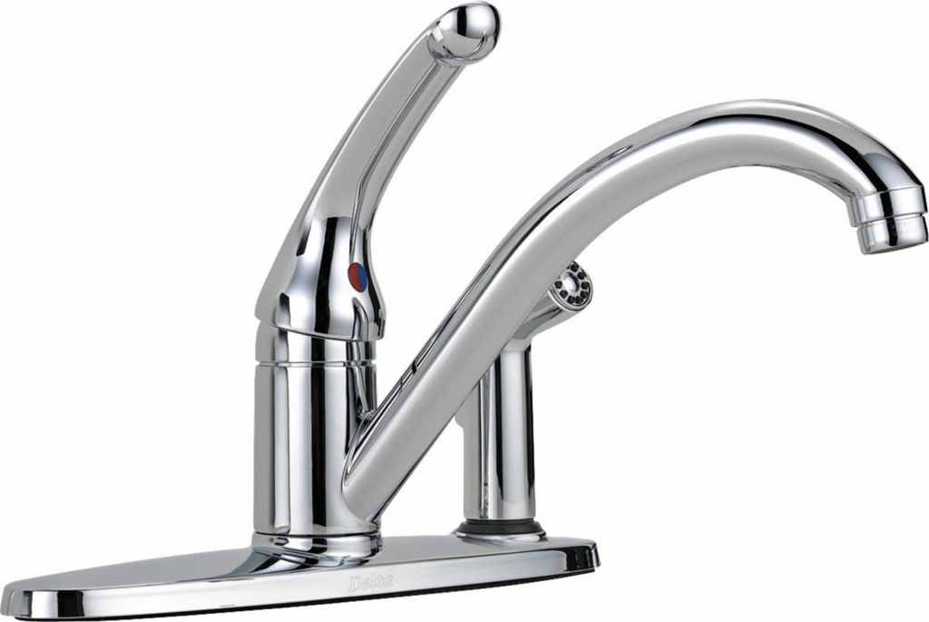 Single Handle Kitchen Faucet with Spray (Wholesale Packaging)