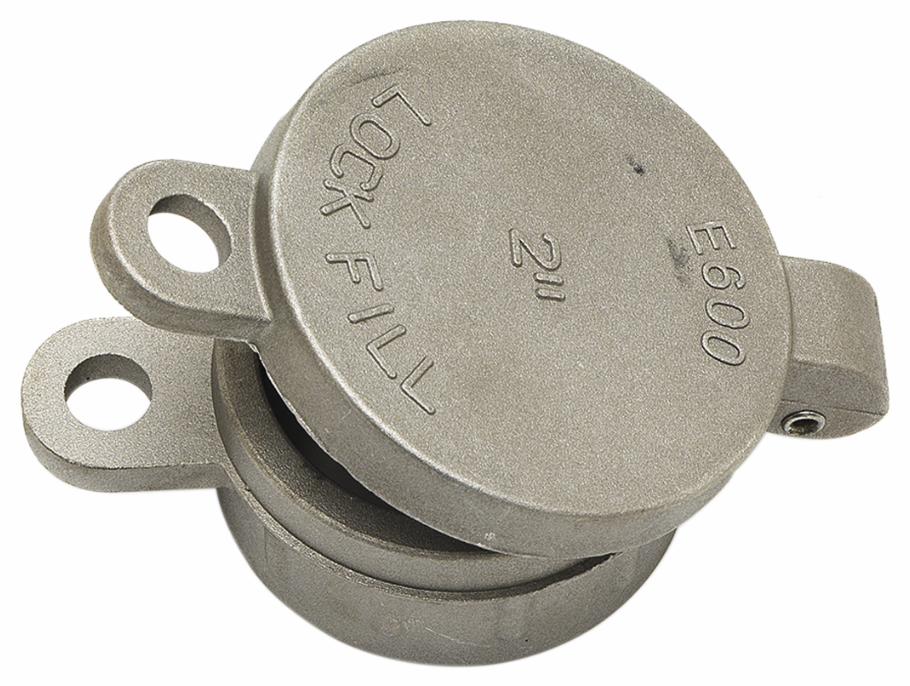 2 FILL CAP HINGED OIL