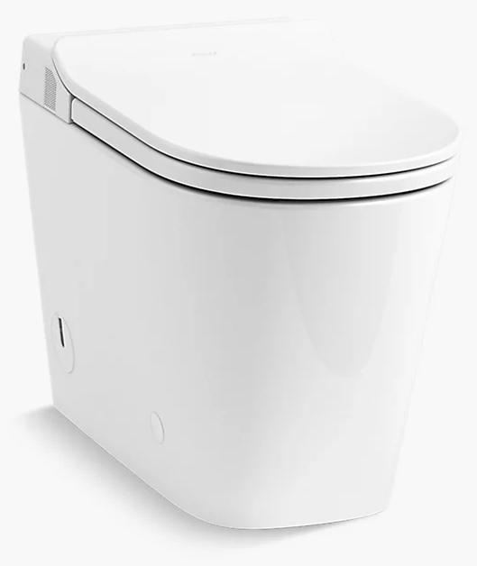Leap Elongated 1-Piece Smart Toilet with Quiet-Close Seat
