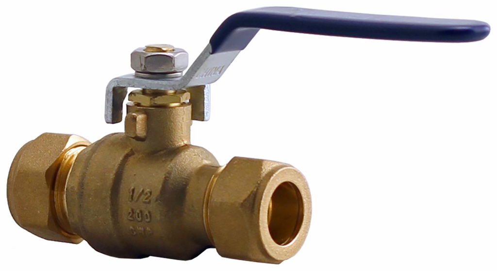 082CP-05NL - 'Nl 1/2"Comp Ball Valve W/Drain'