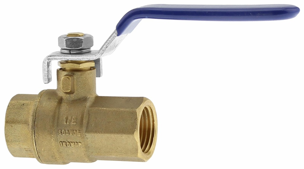 FPT Full Port 1/2" Ball Valve with Drain