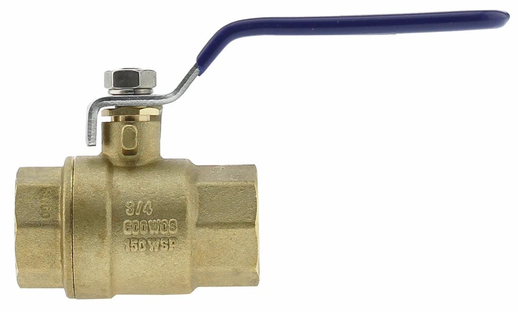 FPT Full Port 3/4" Ball Valve with Drain