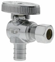08SVA-05PNL - 'No Lead 1/2"Pex x 3/8"Comp 1/4 Turn, Angle Supply Valve'