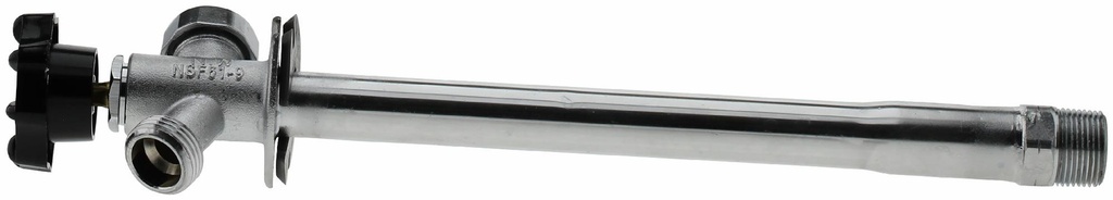 08QTWH07-120NL - 'No Lead 3/4"Mpt x 12" 1/4turn Frost Free Faucet W/ Vac. Brk'