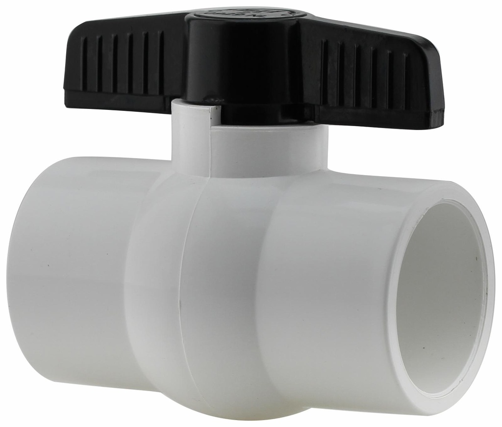 0929S-20 - '2" Slip PVC Ball Valve Epdm Seat - Epdm Stem O-Ring'