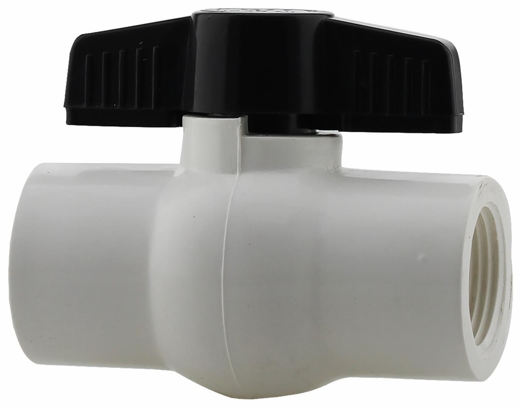 0929-10 - '1" FPT PVC Ball Valve Epdm Seat - Epdm Stem O-Ring'