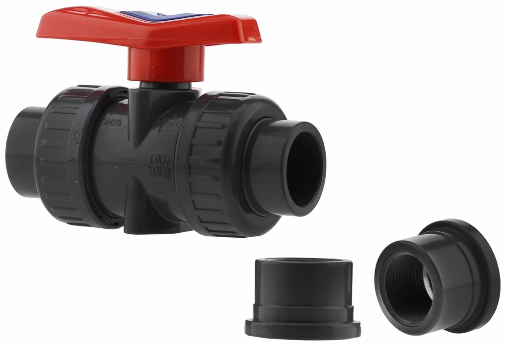 PVC Ball Valve 1" FPT or Slip Union