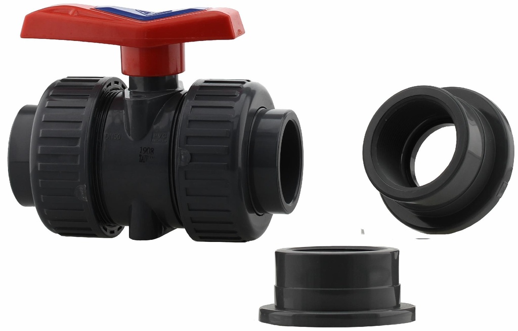 PVC Ball Valve 2" FPT or Slip Union