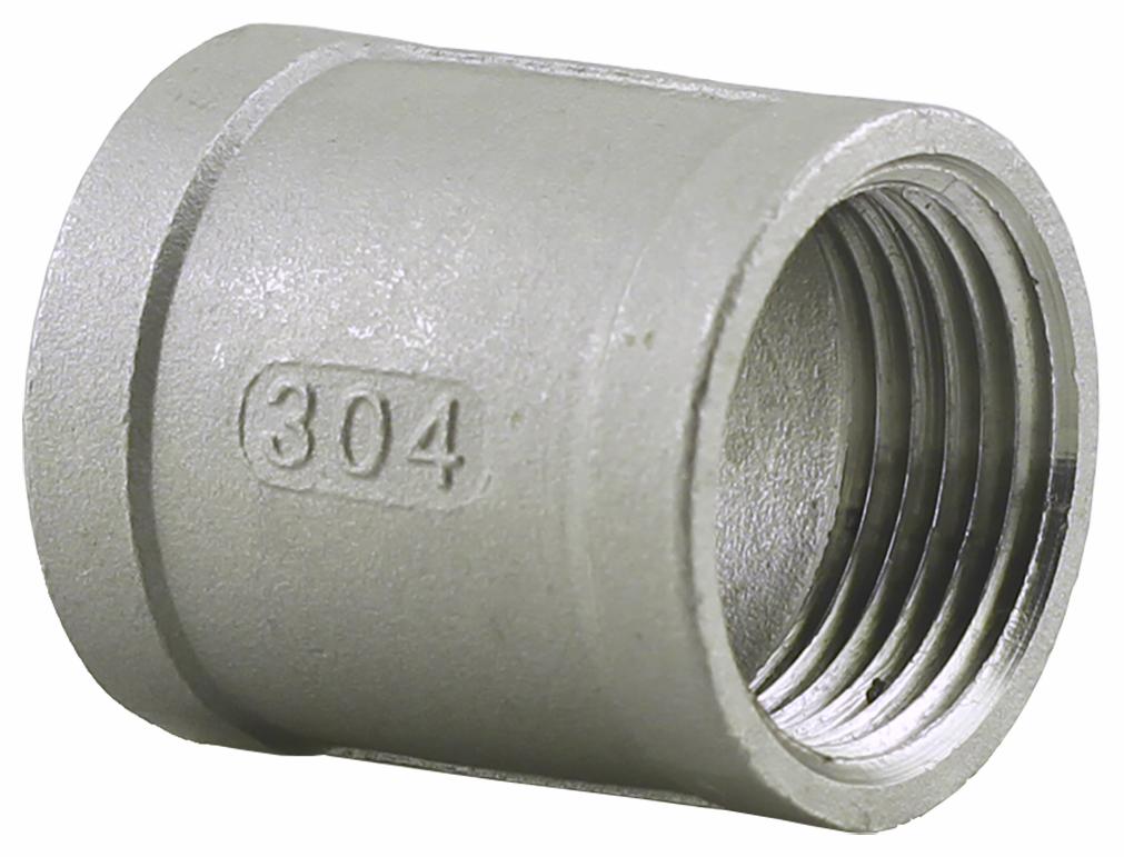 SS304C-10 - '1" 304SS Coupling Iso4144'