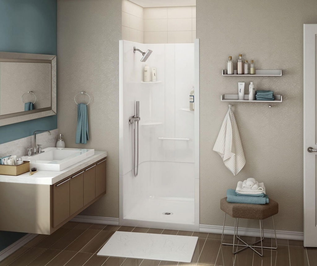 Allia SH-3636 1-Piece Shower with Center Drain