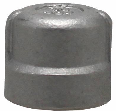 SS304CA-01 - '1/8" 304SS Cap Iso4144'