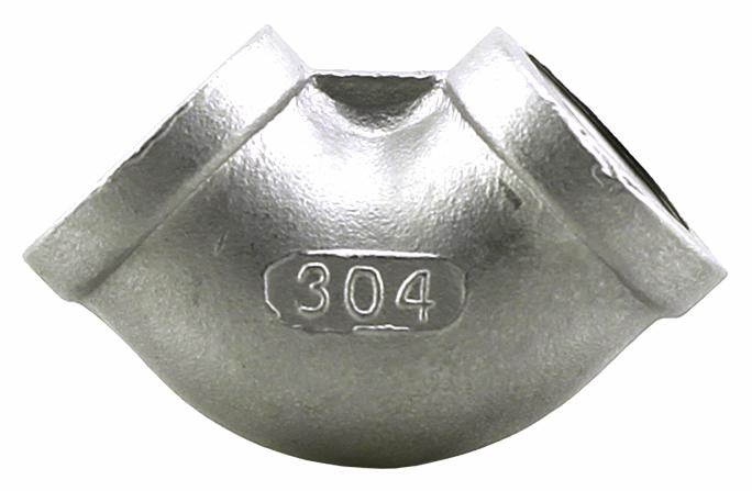 SS304E-03 - '3/8" 304SS Elbow Iso4144'