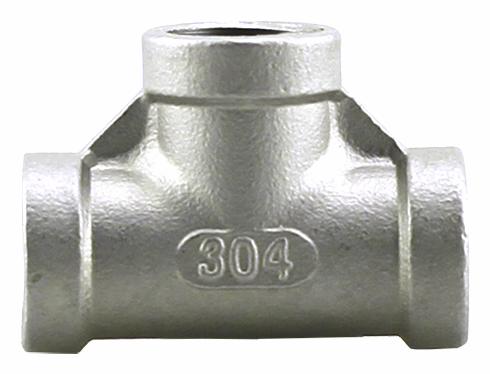 SS304T-02 - '1/4" 304SS Tee Iso4144'