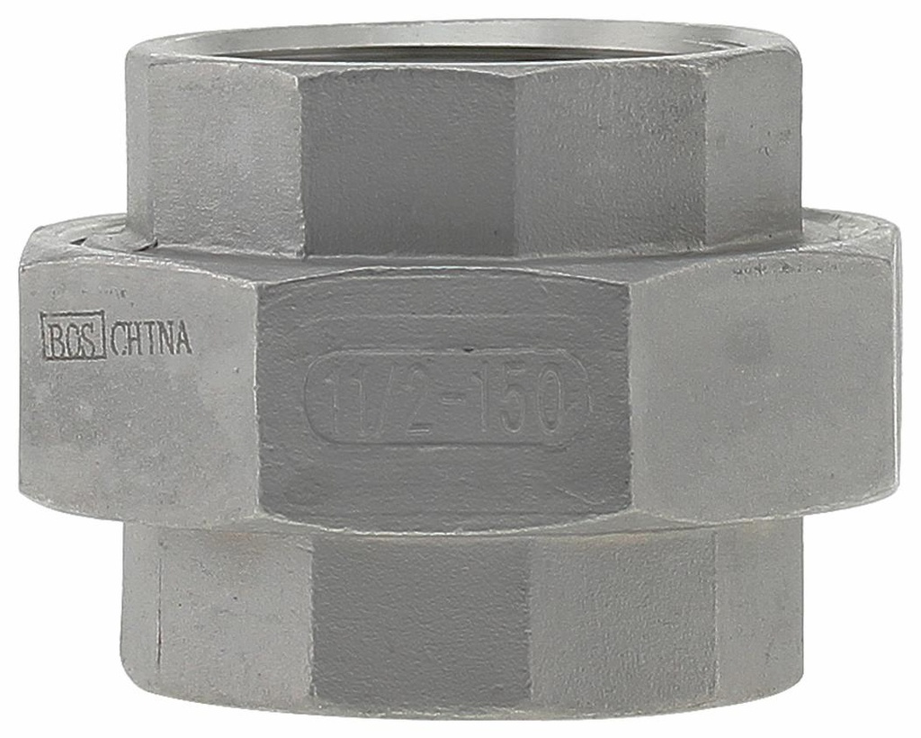 SS304U-15 - '1-1/2" 304SS Union Iso4144'