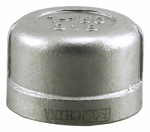 SS316CA-10 - '1" 316SS Cap Iso4144'