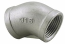 SS316E4-10 - '1" 316SS 45' Elbow Iso4144'