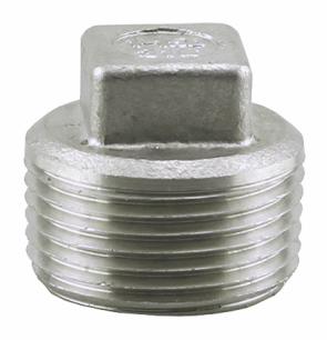 SS316P-01 - '1/8" 316SS Cored Plug Iso4144'