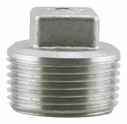SS316P-10 - '1" 316SS Cored Plug Iso4144'