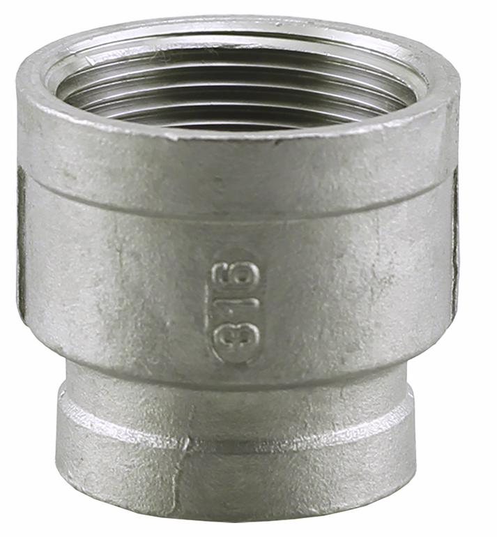 SS316RC-1210 - '1-1/4" x 1" 316SS Rcplg Iso4144'