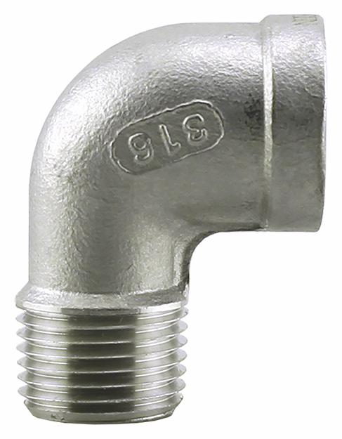 SS316SE-05 - '1/2" 316SS St Elbow Iso4144'