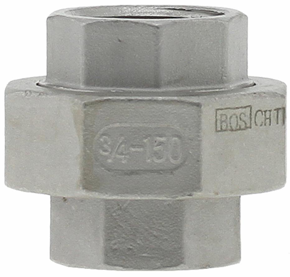 SS316U-07 - '3/4" 316SS Union Iso4144'