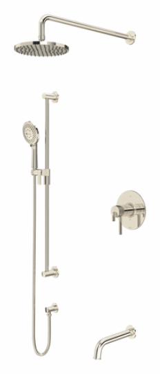 Authentica Shower System with Wall Arm Rainshower