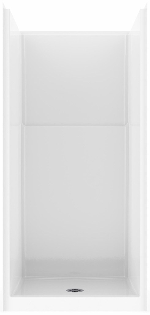 Icon 36" x 36" Center Drain Alcove 1-Piece Shower