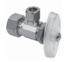 ANG VLV 1/2 NOM COMP X 3/8 OD