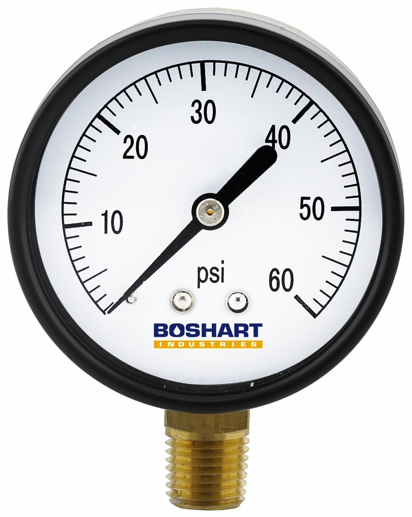 PG25-60NL - 'No Lead 2.5"Dry 1/4"Lm 0-60'