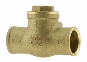 08060312NL - 'NO LEAD 1/2"CxC SWING CHECK'