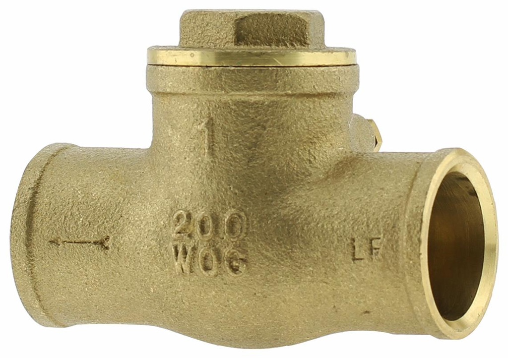 08060512NL - 'NO LEAD 1"CxC SWING CHECK'