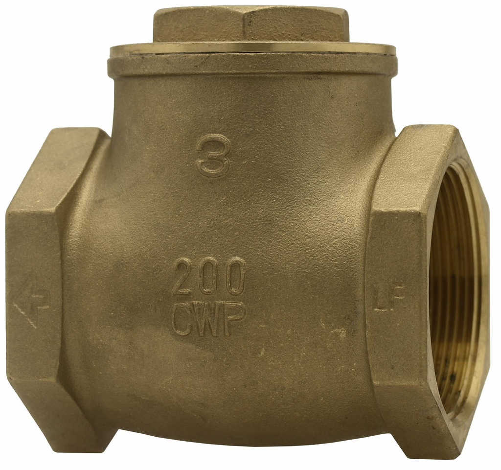 08061011NL - 'No Lead 3"FPT Swing Check'