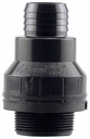 BSC-150-B - 'SPCV - 1-1/2"MPT x 1-1/4"BARB or 1-1/2" SLIP OUTLET'