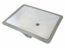 20" x 14" Undermount Bathroom Sink