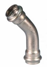 3/4" Vic-Press 45 Elbow 304 Stainless Style P591