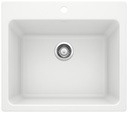 Liven 1 Bowl Dual Mount Laundry Silgranit Sink